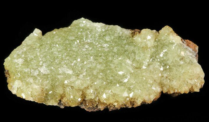 Gemmy, Yellow-Green Adamite Crystals - Durango, Mexico #65317